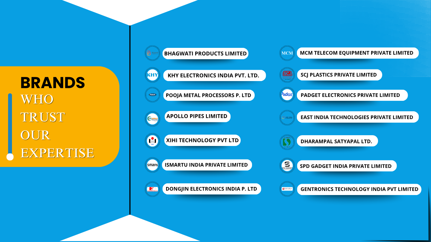 Electrofix Solution trusted brands portfolio page one